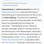 Cyberbullying Wikipedia definition meme