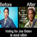 Joe Biden White Turning Black Voting For Him