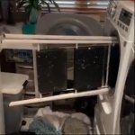 Ladder in washing machine