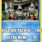 cheesey bois | CHEESE BOIS; GIGA OOF PACKED      200; ULTRA MEME     170 | image tagged in pokemon card | made w/ Imgflip meme maker