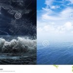 Stormy vs calm