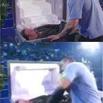 Undertaker choking orton meme