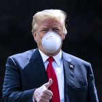Trump Wearing Face Mask