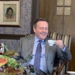 Jason Kenney Sipping Tea