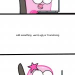Pinky sees something odd on the Internet meme