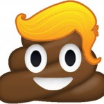 Trump shit emoji