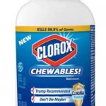 I dont (think) this is a rare recommendation from a Gacha tuber or something? | LUNI RECOMMENDED PRODUCT. GUARANTEED! | image tagged in clorox chewables,gacha life,covid-19 | made w/ Imgflip meme maker