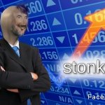 Old stonks man meme