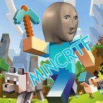 stonks minecraft meme