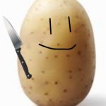 potato stab meme