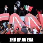 CNN riot | END OF AN ERA | image tagged in cnn riot | made w/ Imgflip meme maker