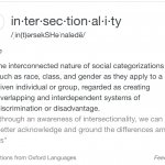 Intersectionality definition