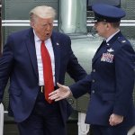 Trump refuses handshake