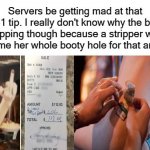 Server Mad At 1 Dollar Tip