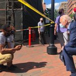 Biden meeting with protesters