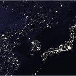 North Korea night sky meme