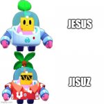 Sprout Meme | JESUS; JISUZ | image tagged in sprout | made w/ Imgflip meme maker