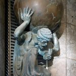 Atlas holding the earth