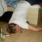 Passed out