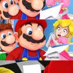 Super Mario blank paper meme