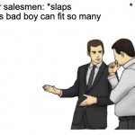 salesmen blank template