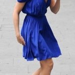 Kylie blue dress