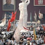 Tienanmen square statue of liberty