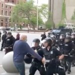 Buffalo officers violently shove 75 year old man into the ground