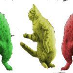 Three Dancing RayCat sticker