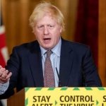 Boris Johnson on Coronavirus announcement meme