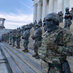 Troops Lincoln Memorial Washington D.C. USA