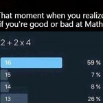 Math Realization meme