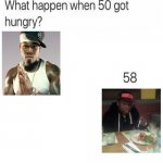 50 Hungry 58 | COVELL BELLAMY III | image tagged in 50 hungry 58 | made w/ Imgflip meme maker