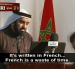 Memri tv French is a waste of time