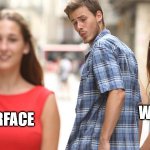 warface is acc dope | WARZONE; WARFACE | image tagged in disloyal guy | made w/ Imgflip meme maker