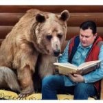Bear Reading meme