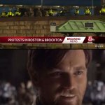 Police has the high ground | “They have the high ground, so to speak” | image tagged in police has the high ground | made w/ Imgflip meme maker