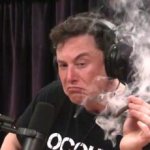 Elon Musk Smokes