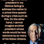 Dan Rather quote on Trump