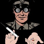 Psychedelic Police Pushing Pills And Vaccines