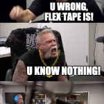 Mr.Clean vs Flex Tape