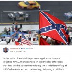 NASCAR bans Confederate flag