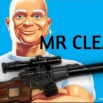 Mr clean gun meme