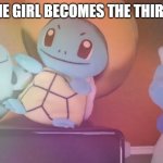 The PT Bros | WHEN THE GIRL BECOMES THE THIRD WHEEL | image tagged in mandjtv pokemon talk | made w/ Imgflip meme maker