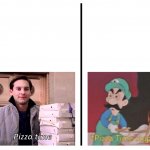 Pizza time pizza time stops meme