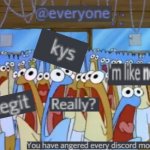 When you @everyone in a dead discord server | image tagged in spongebob anchovies | made w/ Imgflip meme maker
