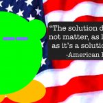 The solution does not matter