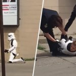 Stormtrooper Arrested