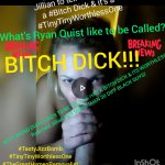 Ryan Quist the Bitch Dick Cuckold Kinkster likes 2 be PISSED ON!