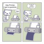 Trash printer